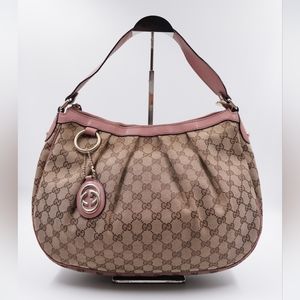 Gucci GG Canvas Sukey Hobo Bag